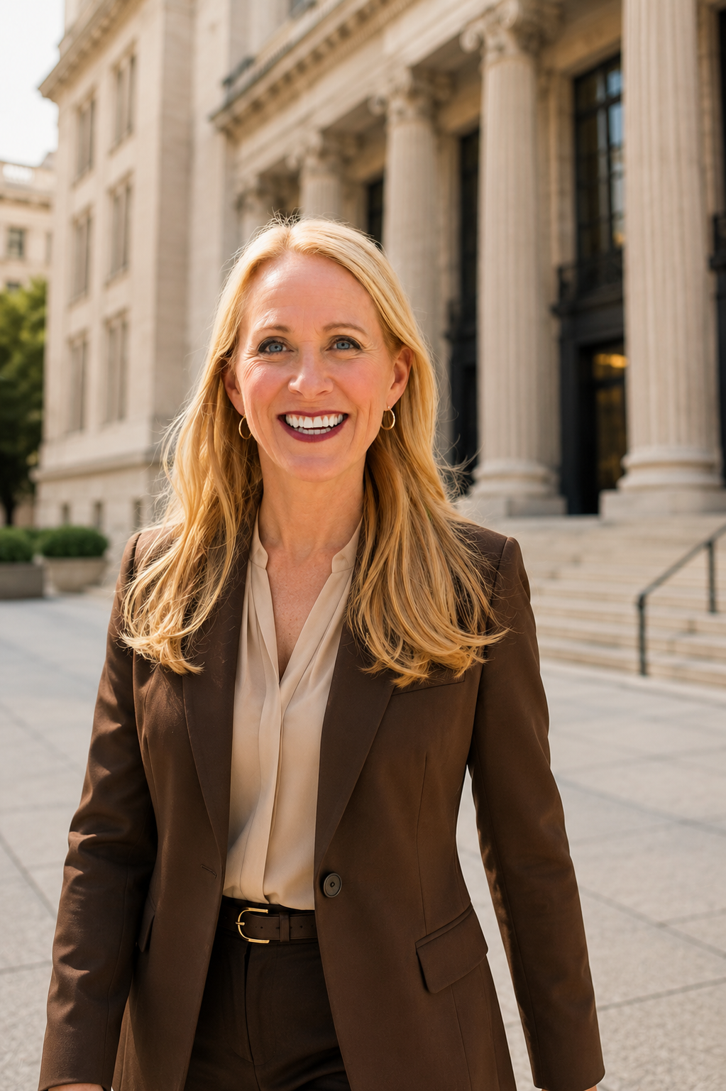 Attorney Deborah Weber in her law office